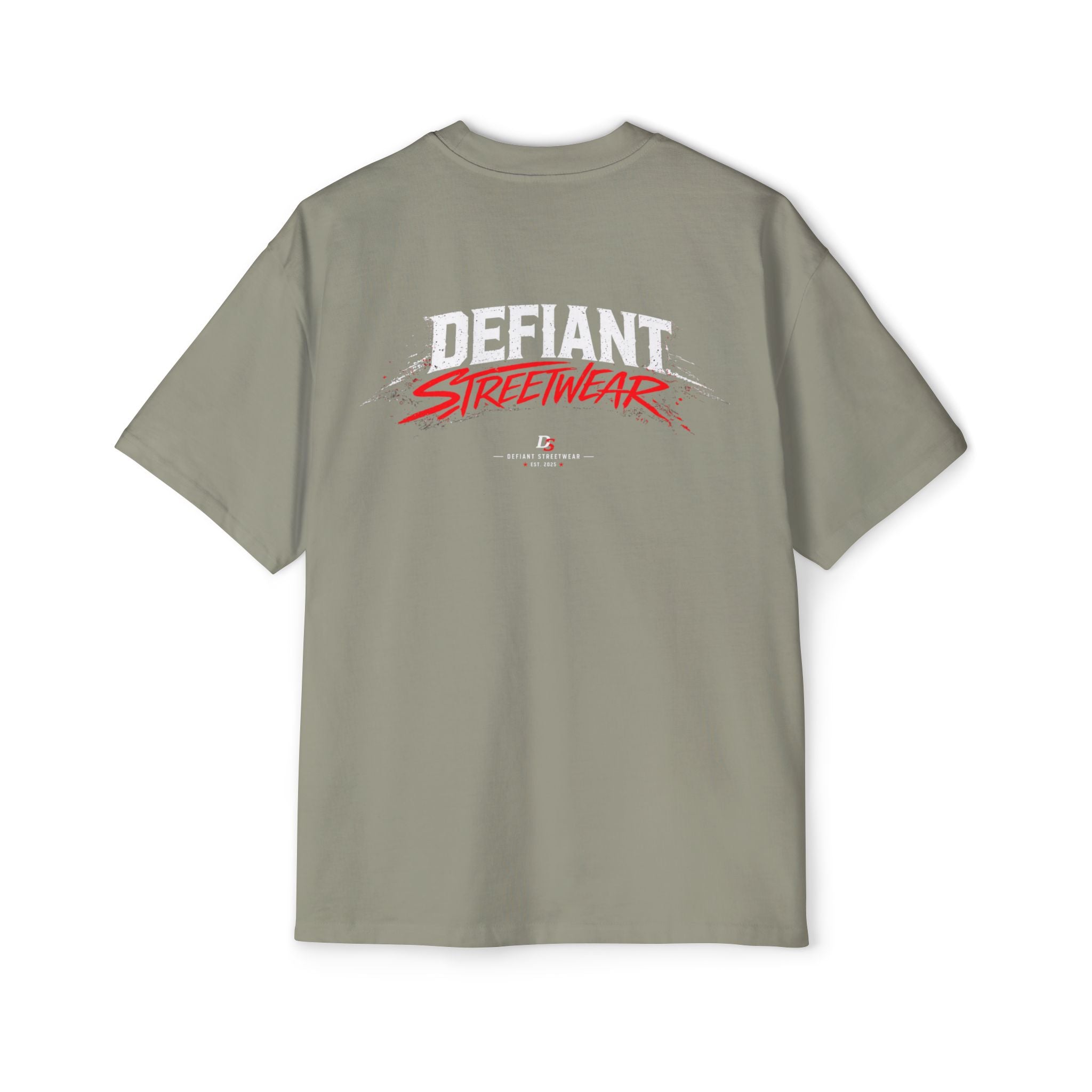 curved defiant Heavy Oversized Tee