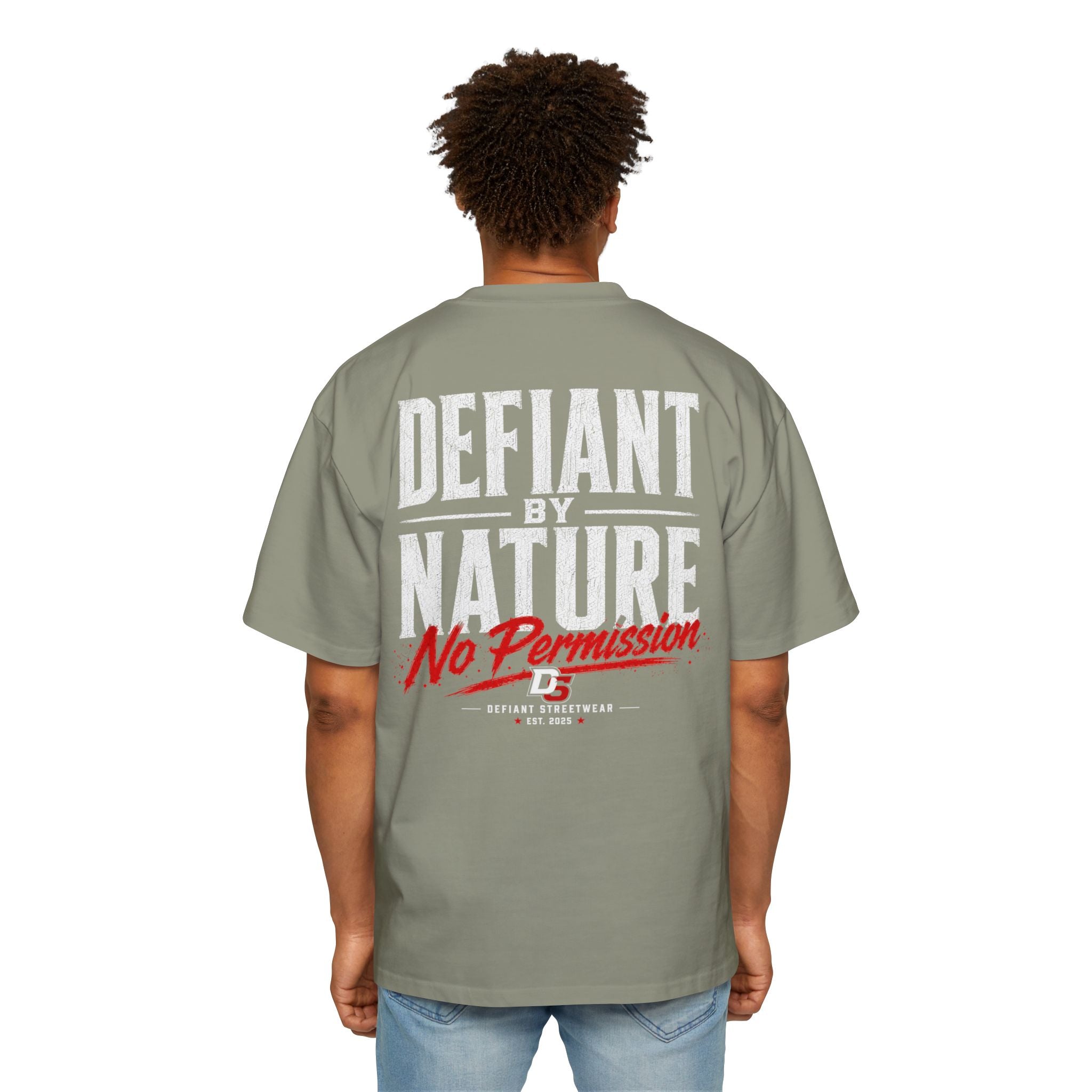 Defiant by nature Heavy Oversized Tee