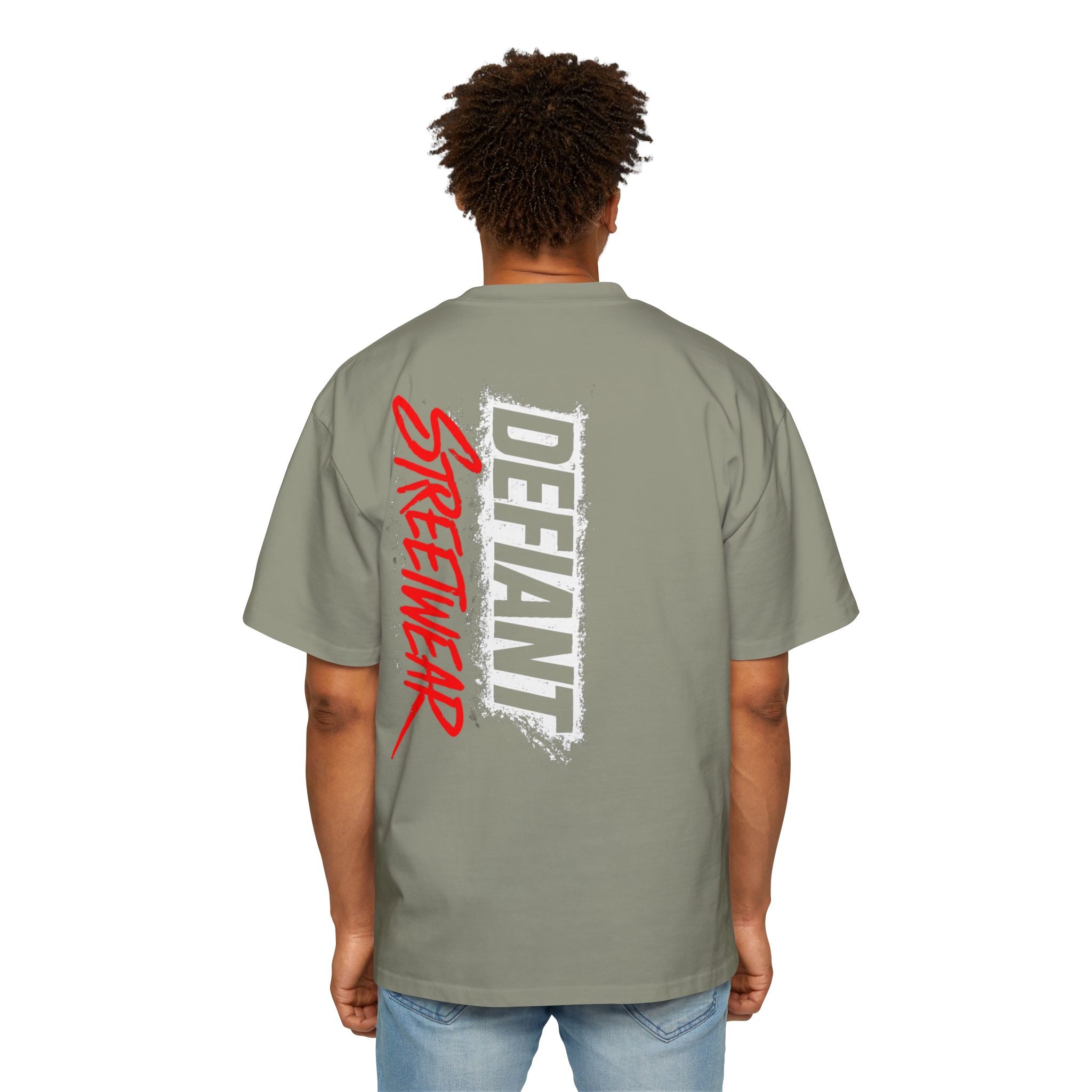 signiture defiant dark Heavy Oversized Tee