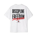 discipline builds freedom Heavy Oversized Tee