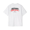 curved Defiant  Heavy Oversized Tee