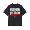 discipline builds freedom Heavy Oversized Tee