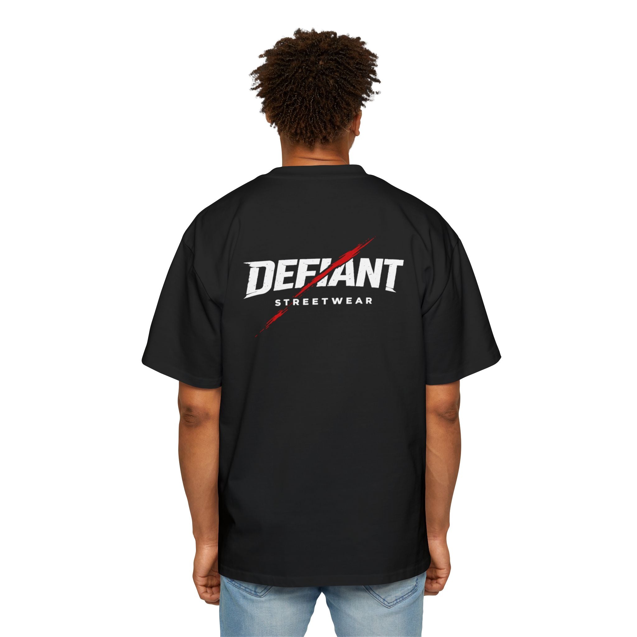 defiant slash Men's Heavy Oversized Tee