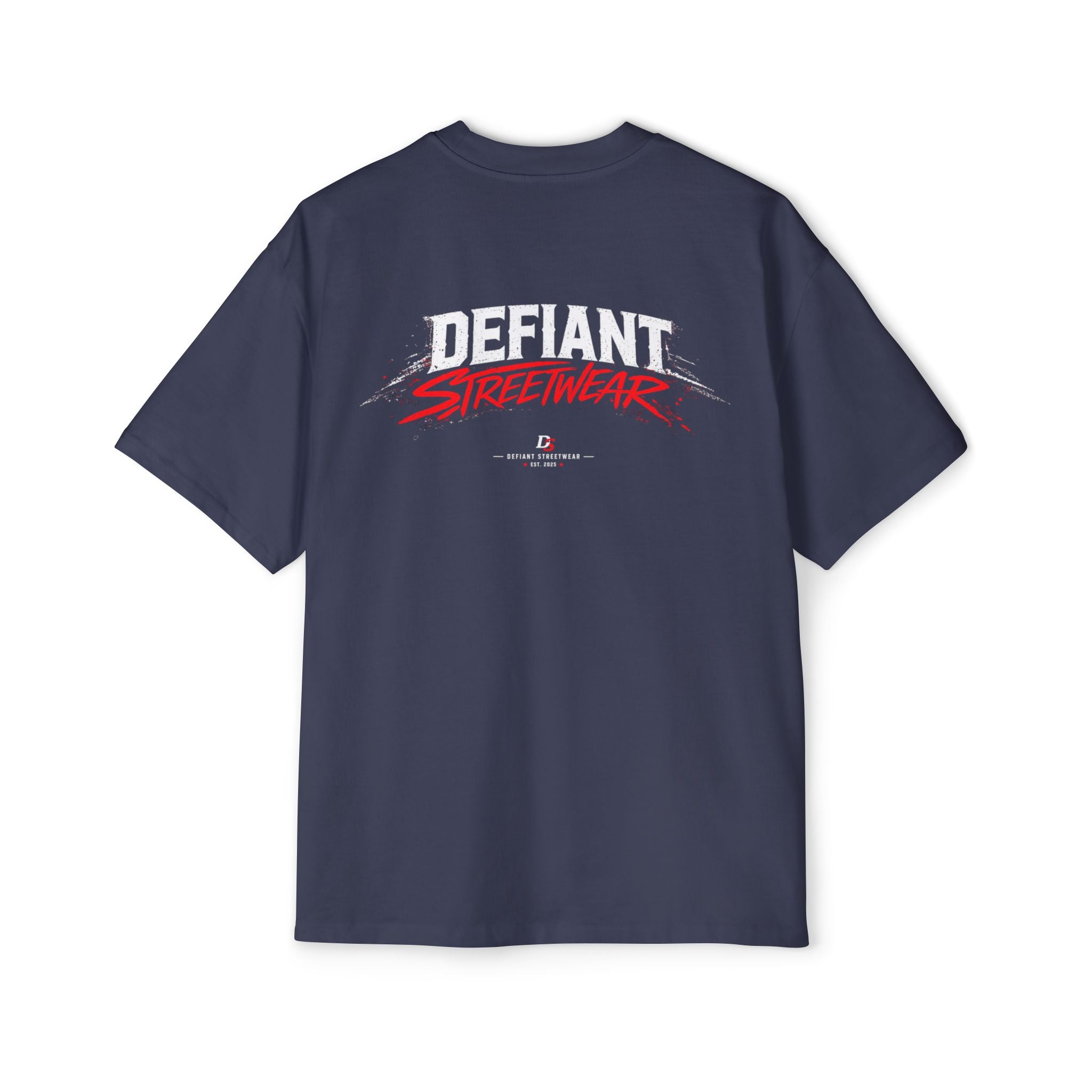 curved defiant Heavy Oversized Tee