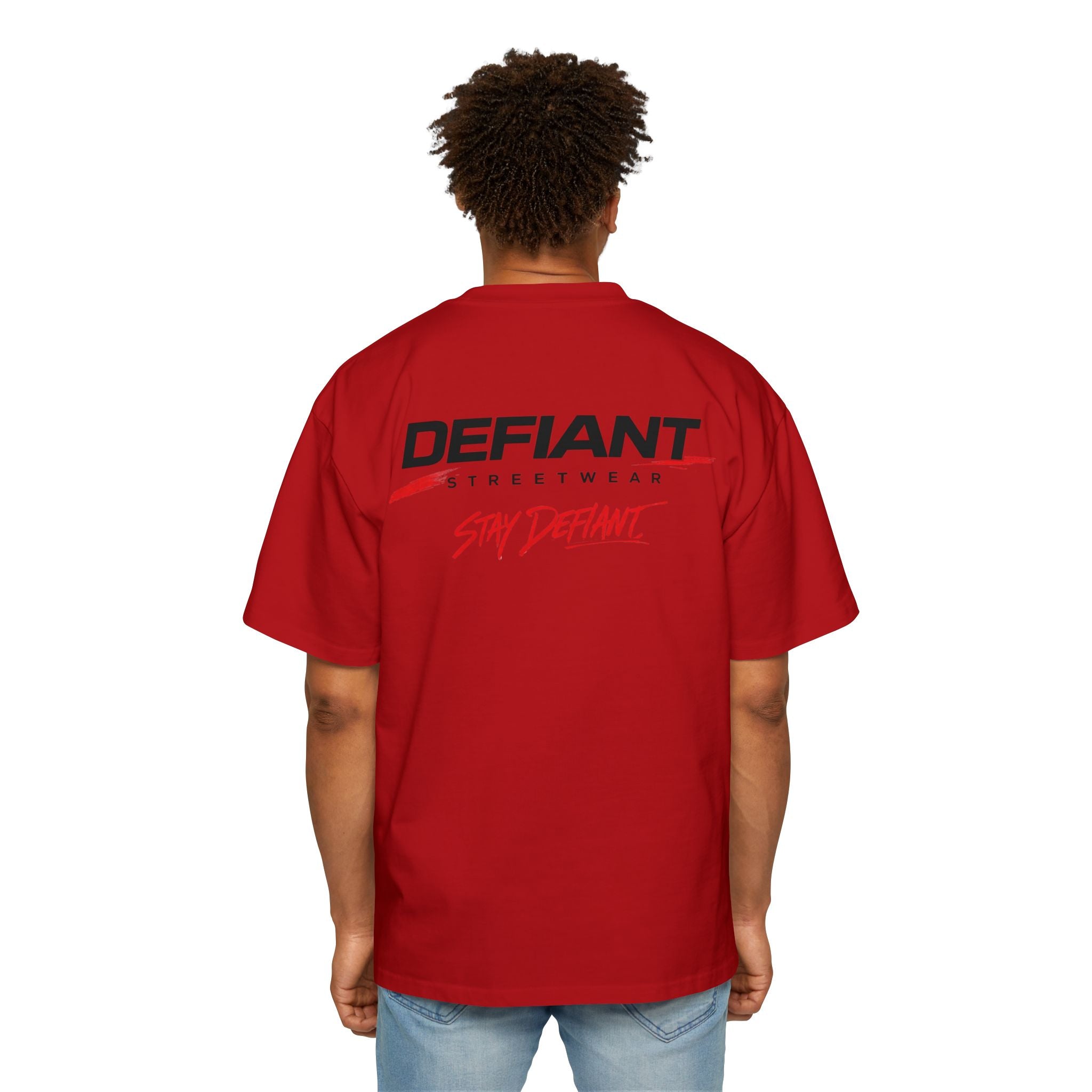 light stat defiant Men's Heavy Oversized Tee