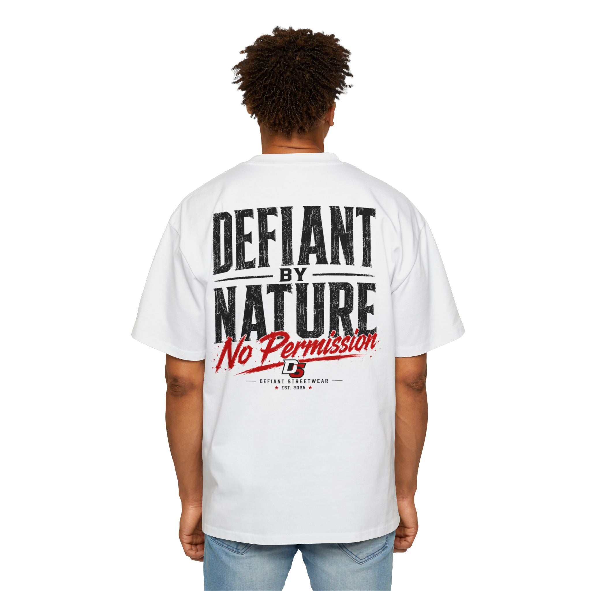 Defiant by nature Heavy Oversized Tee