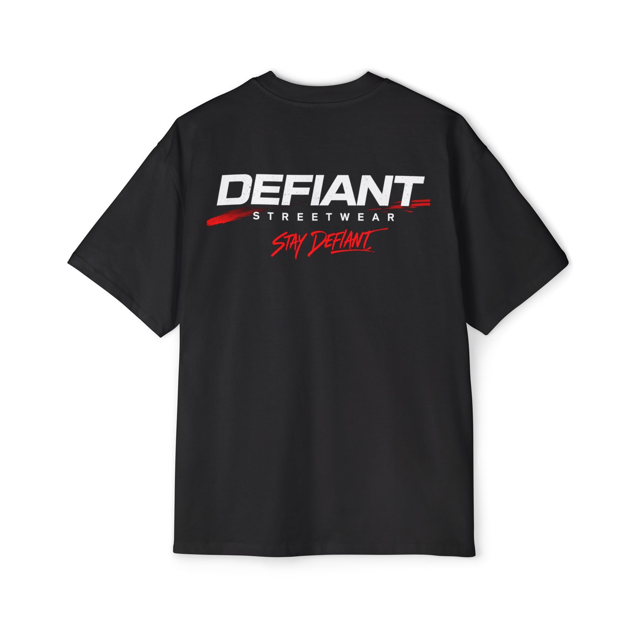 stay defiant dark Men's Heavy Oversized Tee
