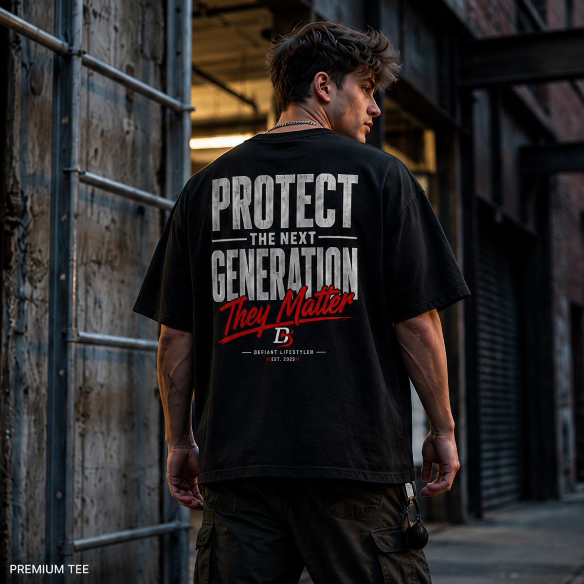 Built Not Broken - Premium Oversized Tee