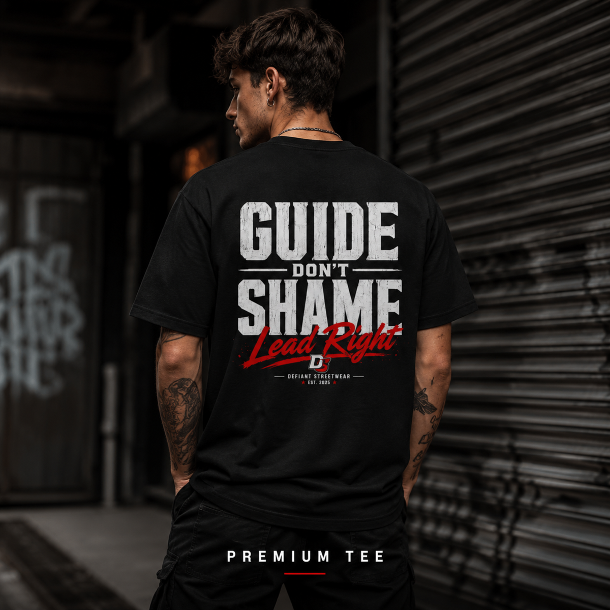 Guide don't shame Heavy Oversized Tee