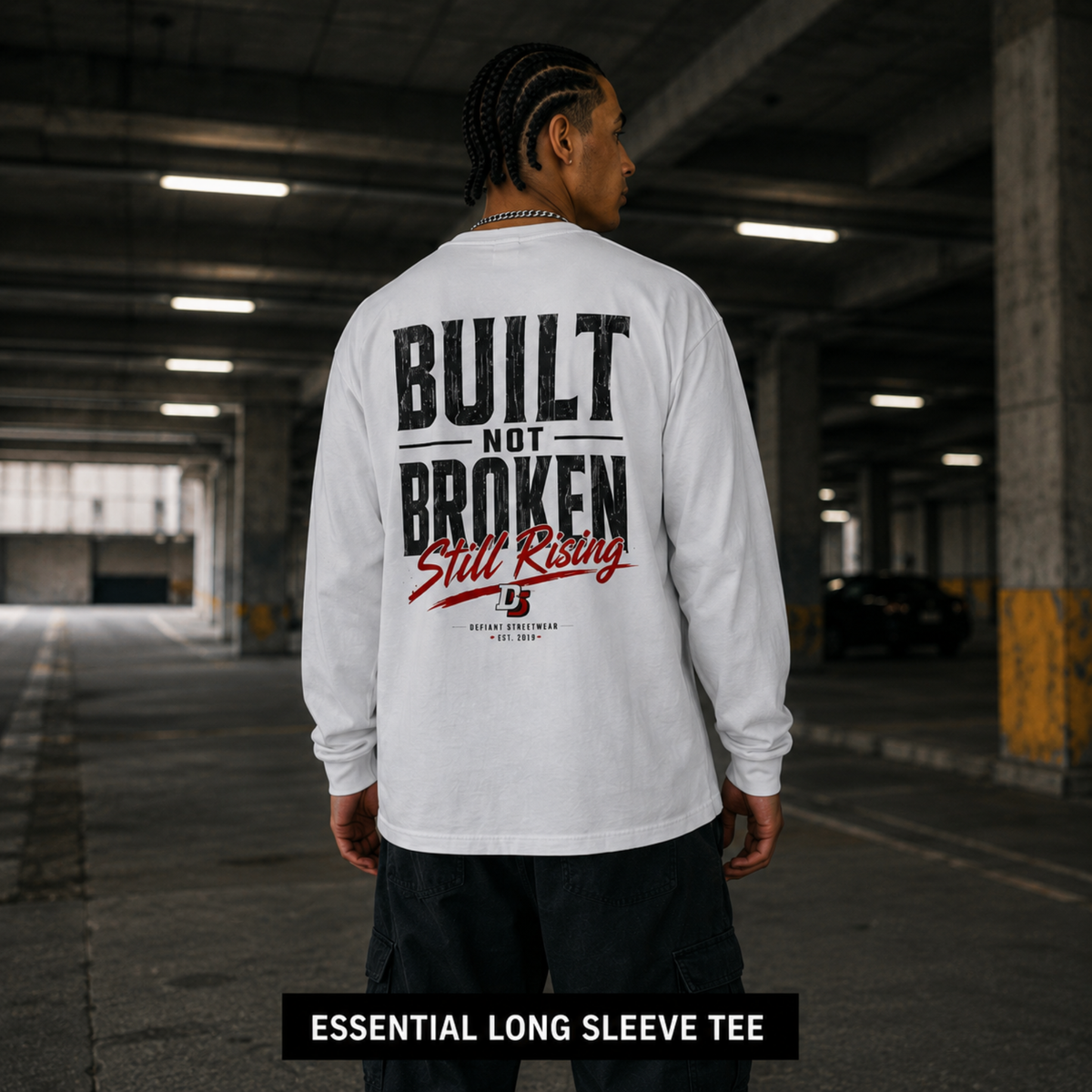 Built Not Broken - Essential Long Sleeve Tee