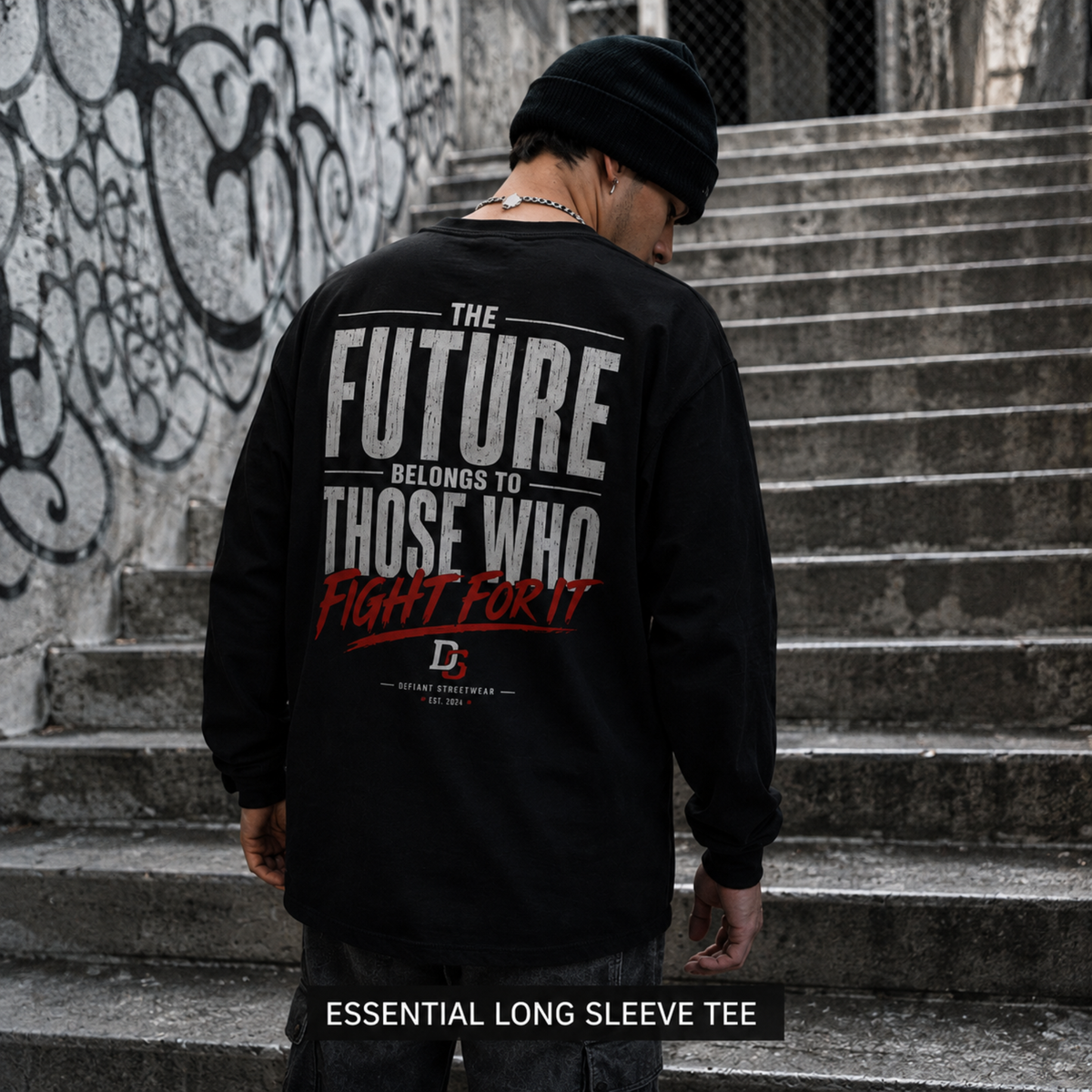 Fight For The Future - Essential Long Sleeve Tee