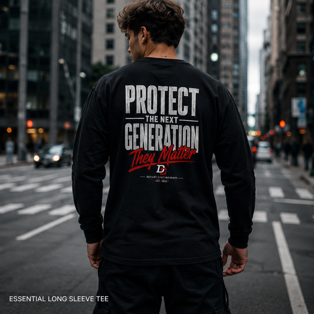 Protect The Next Generation - Essential Long Sleeve Tee