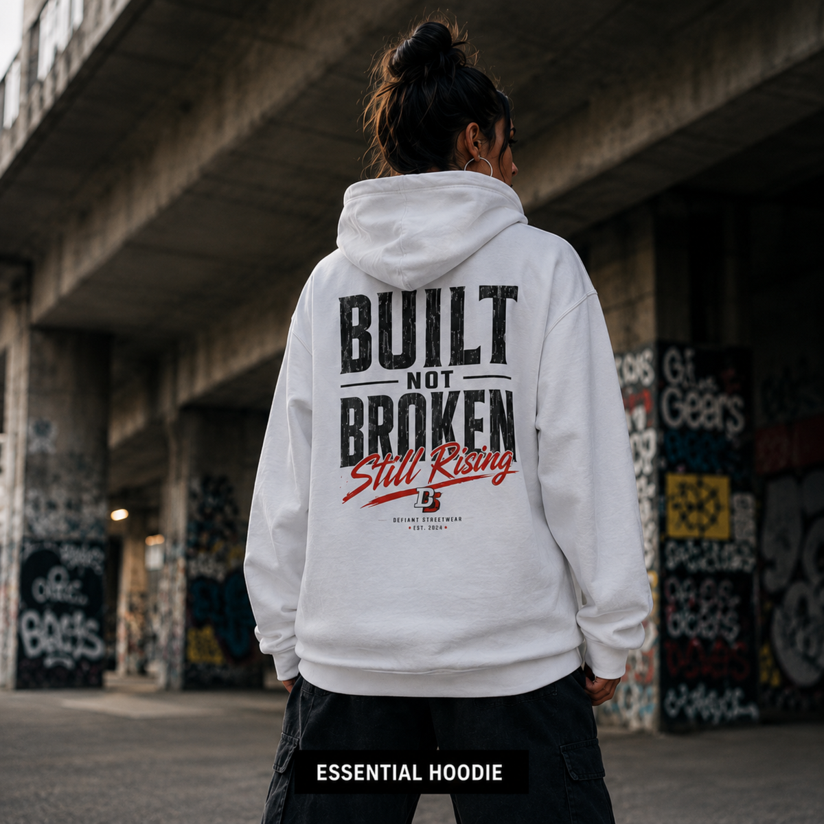 Built Not Broken - Essential Hoodie