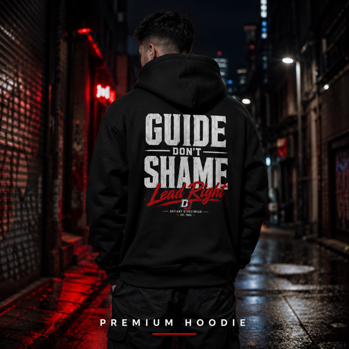 Guide Don't Shame - Premium Hoodie