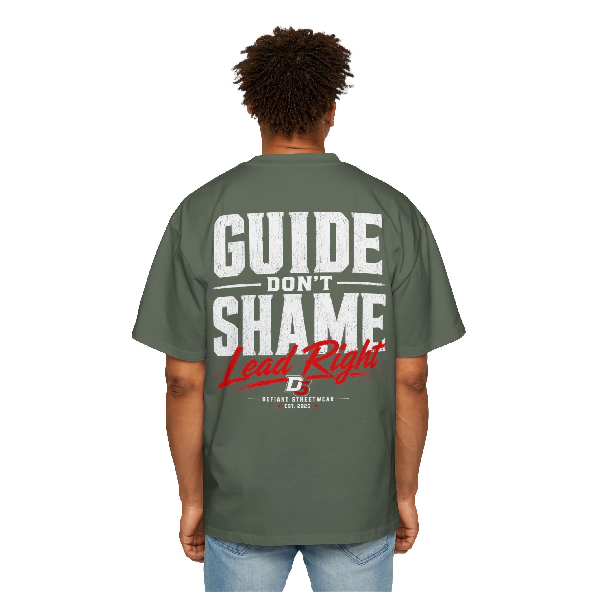 Guide don't shame Heavy Oversized Tee