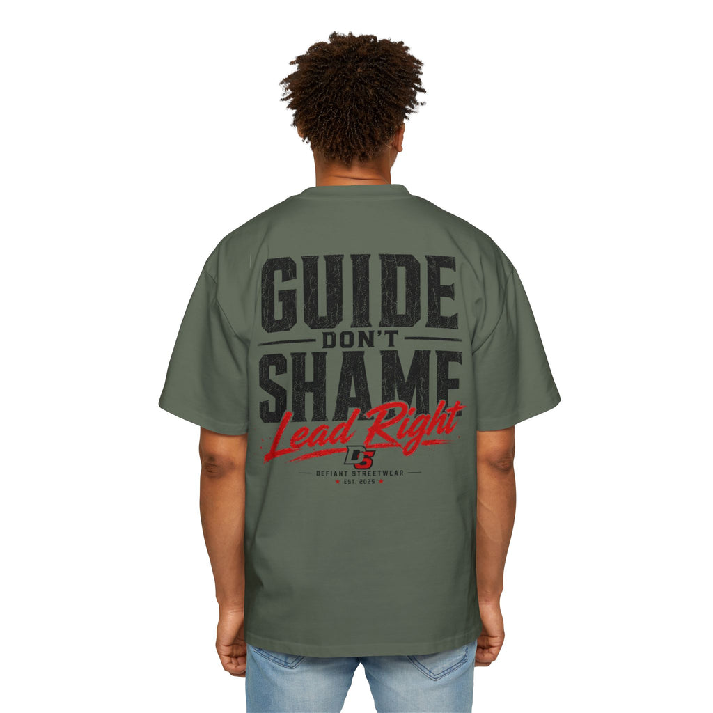 Guide don't shame Heavy Oversized Tee