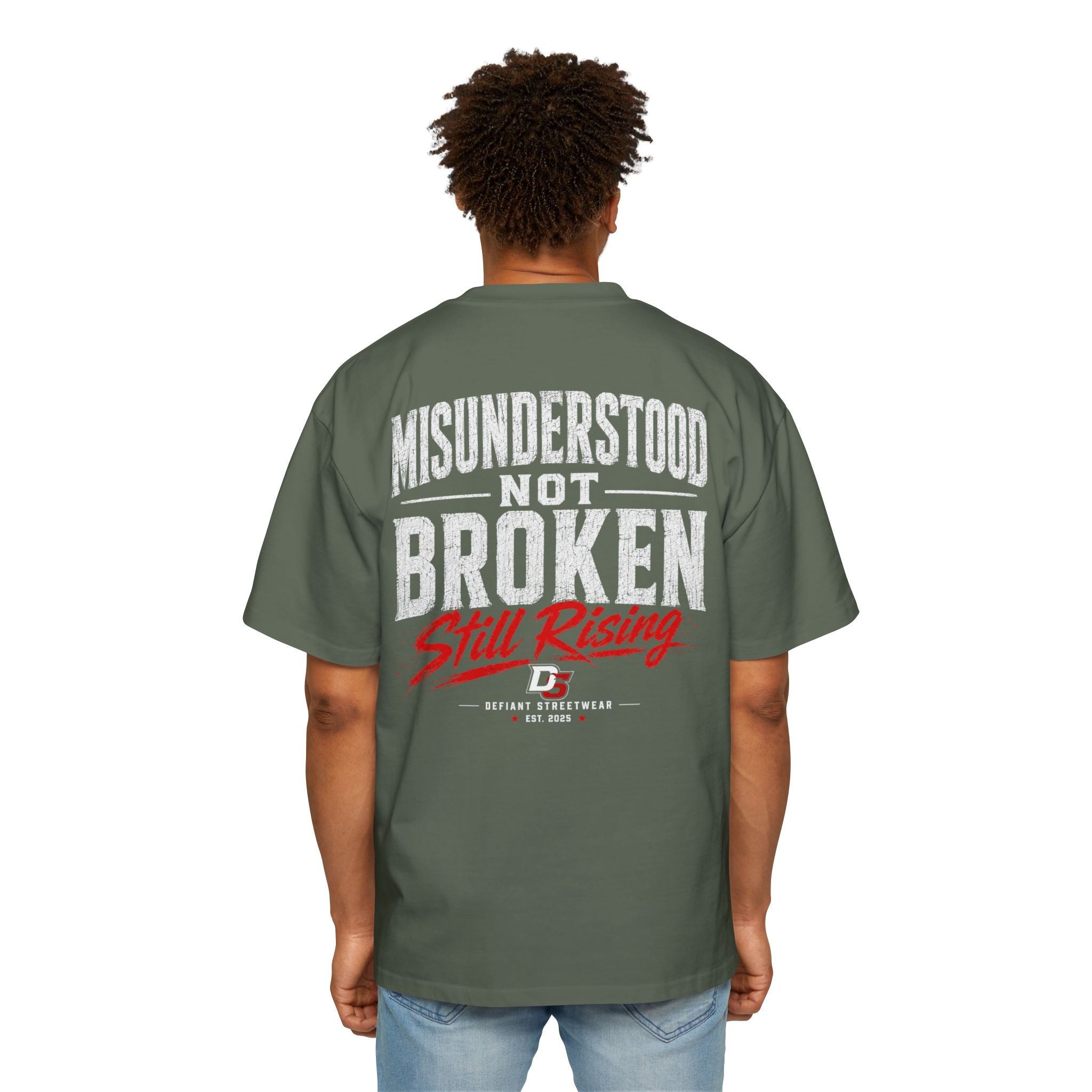 Misunderstood not broken Heavy Oversized Tee