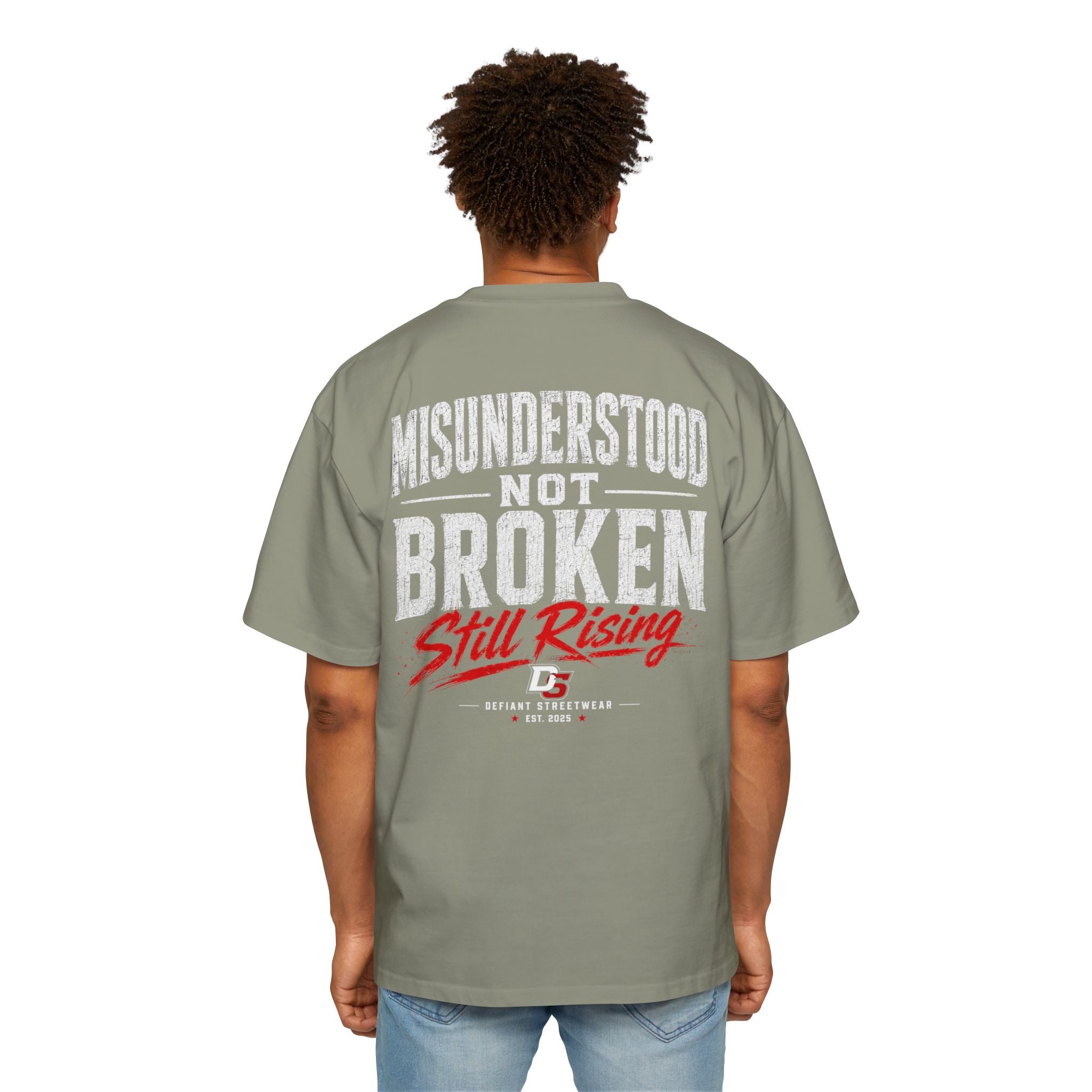 Misunderstood not broken Heavy Oversized Tee