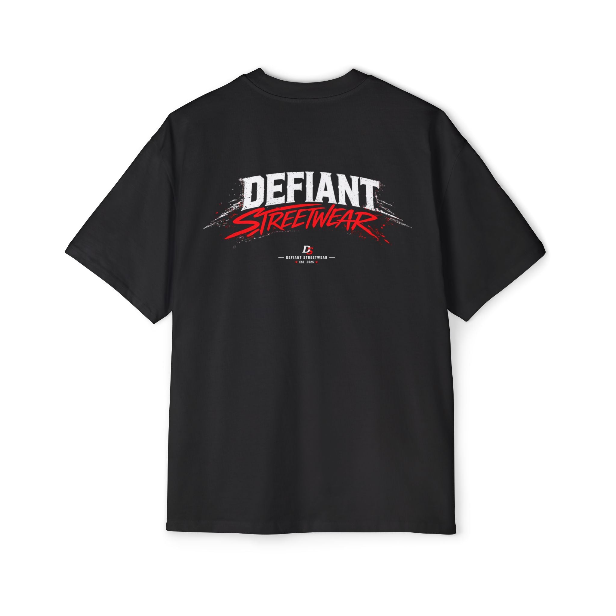 curved defiant Heavy Oversized Tee