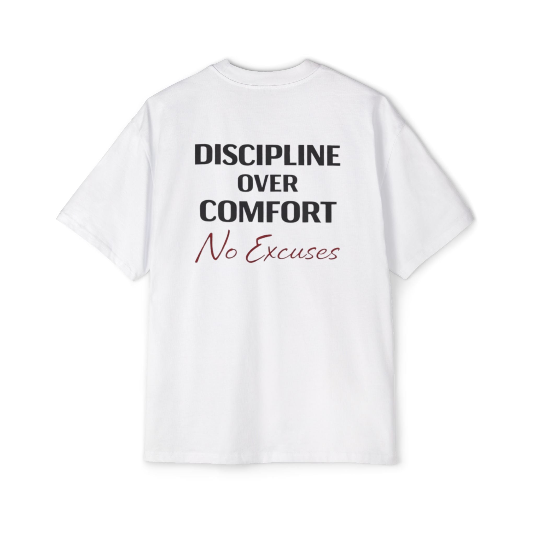 disciplin statement Men's Heavy Oversized Tee