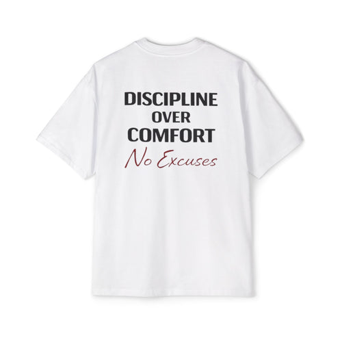 disciplin statement Men's Heavy Oversized Tee