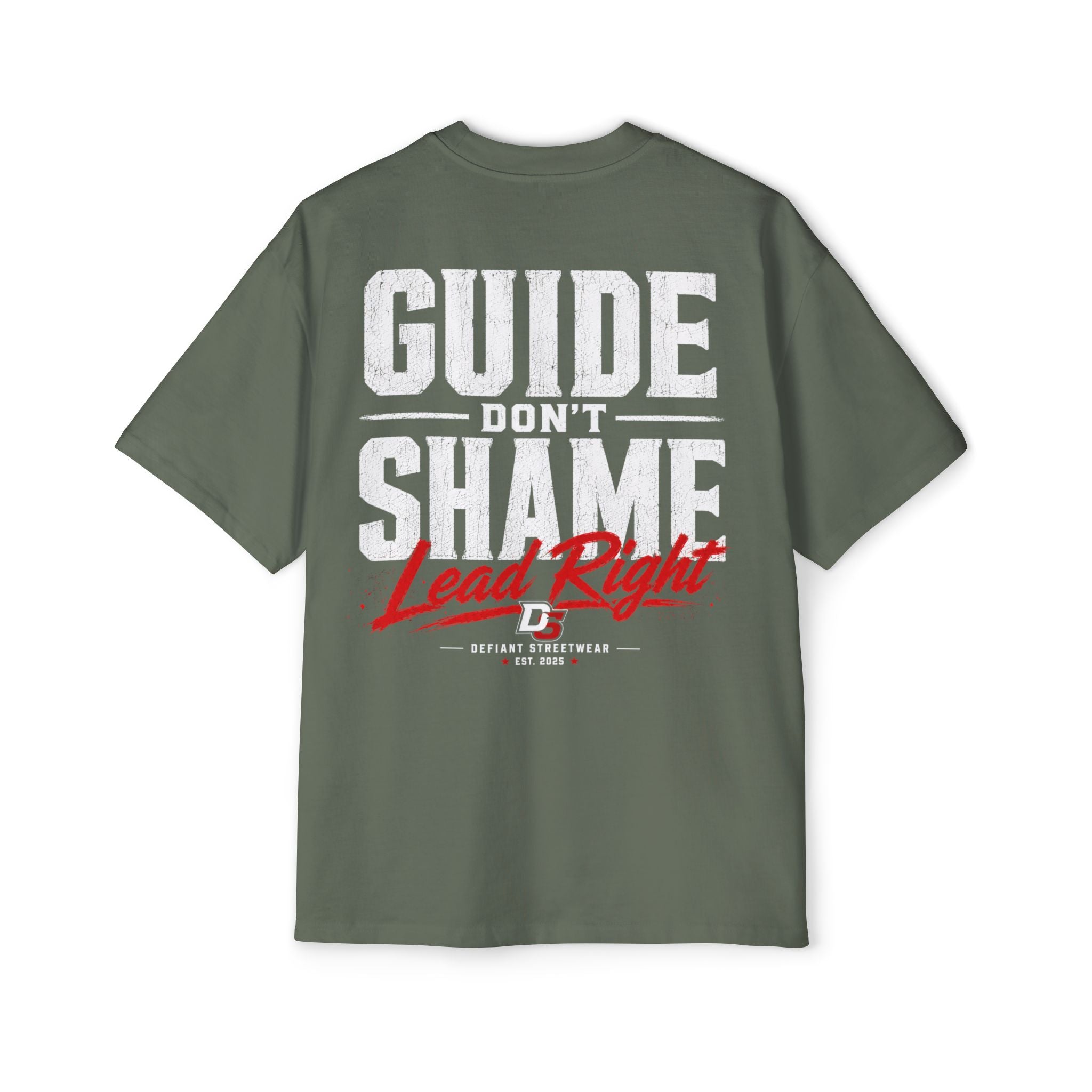 Guide don't shame Heavy Oversized Tee