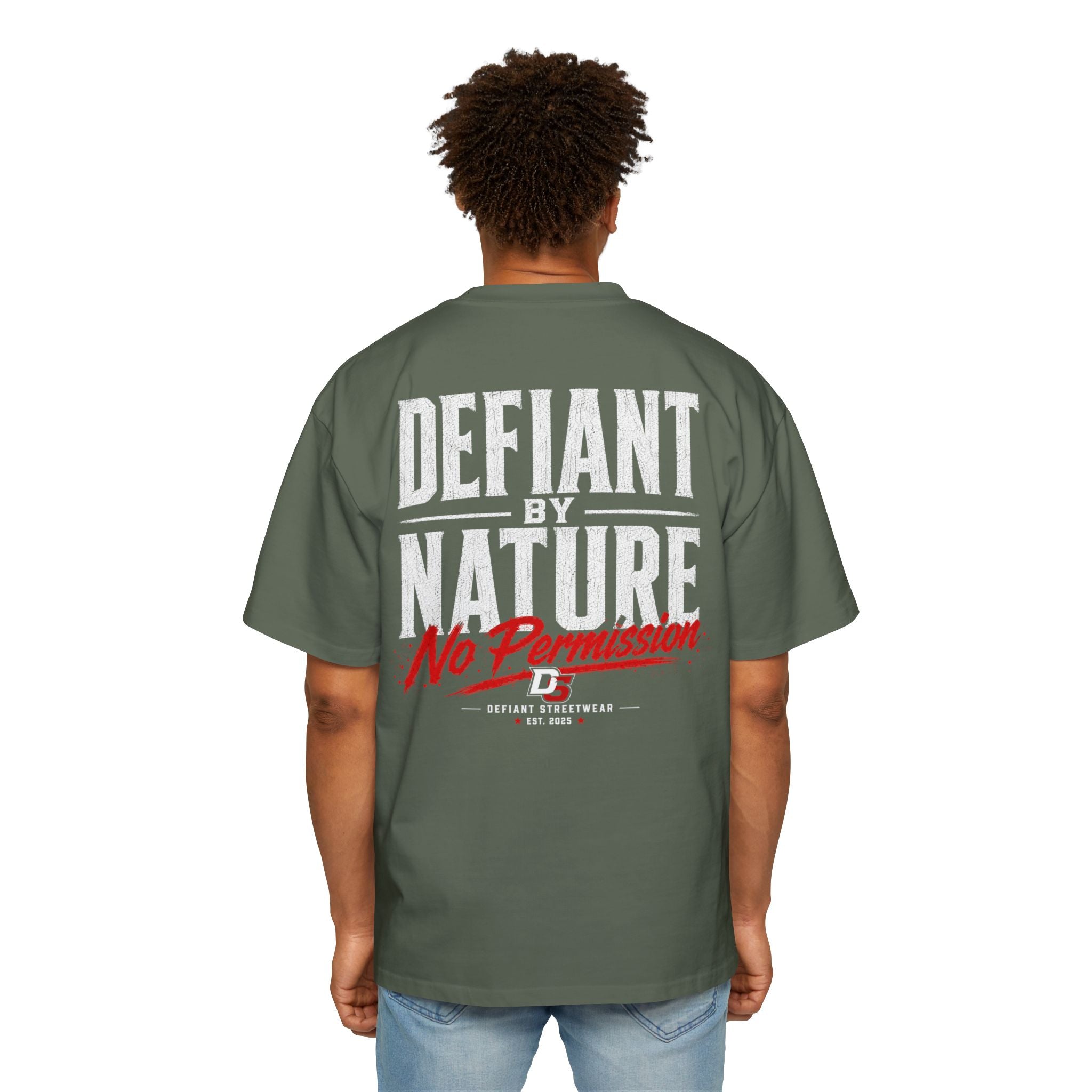 Defiant by nature Heavy Oversized Tee