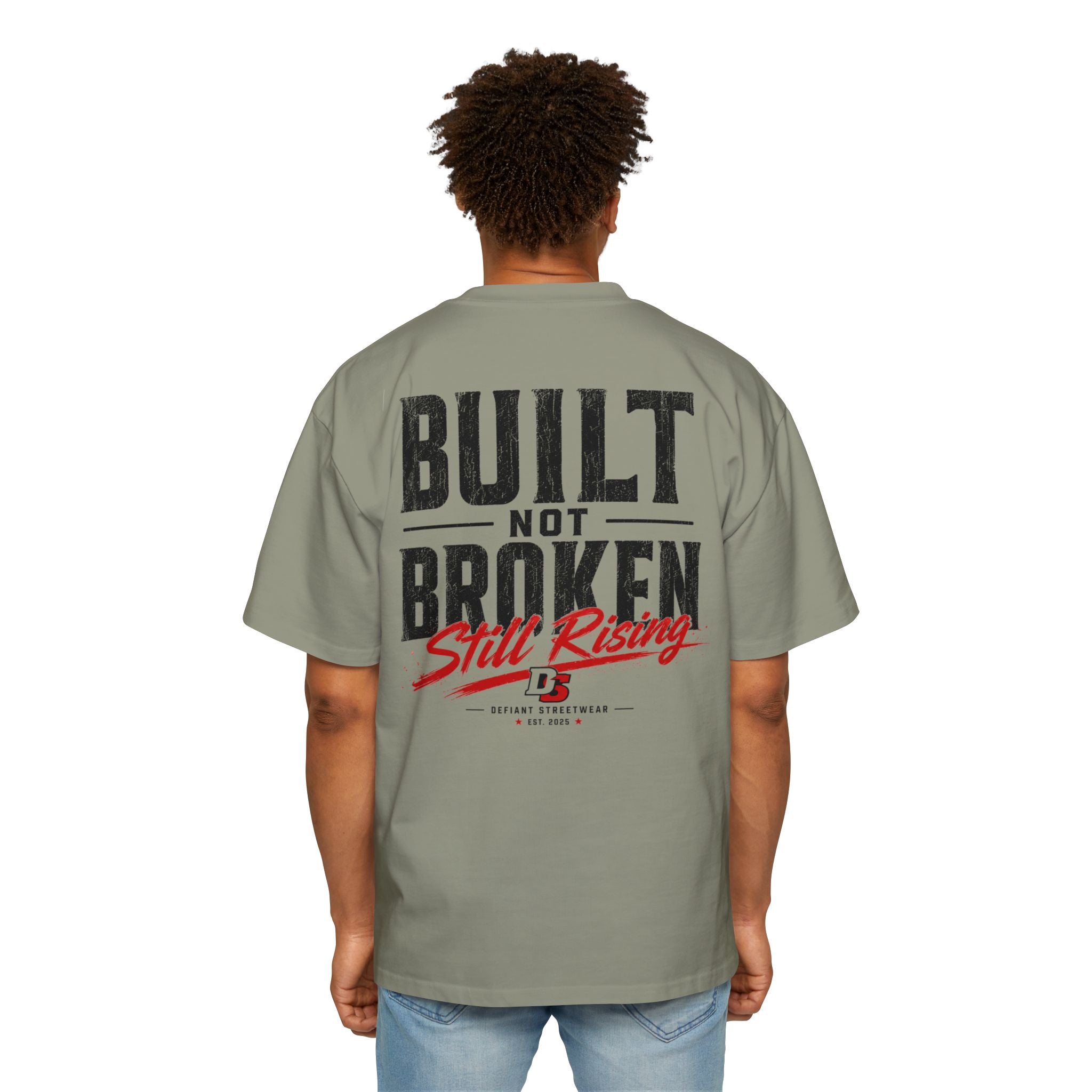 Built not broken Heavy Oversized Tee