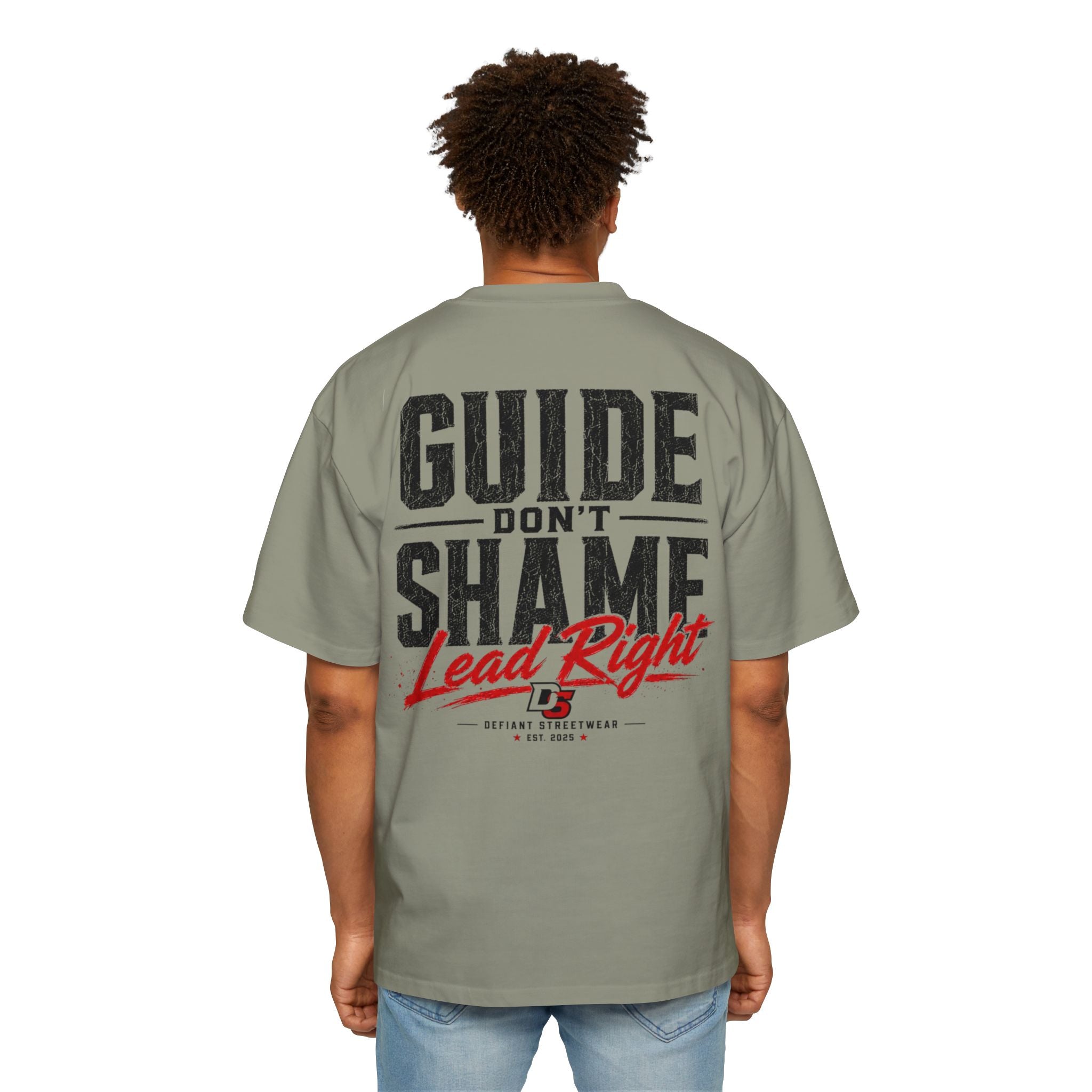 Guide don't shame Heavy Oversized Tee