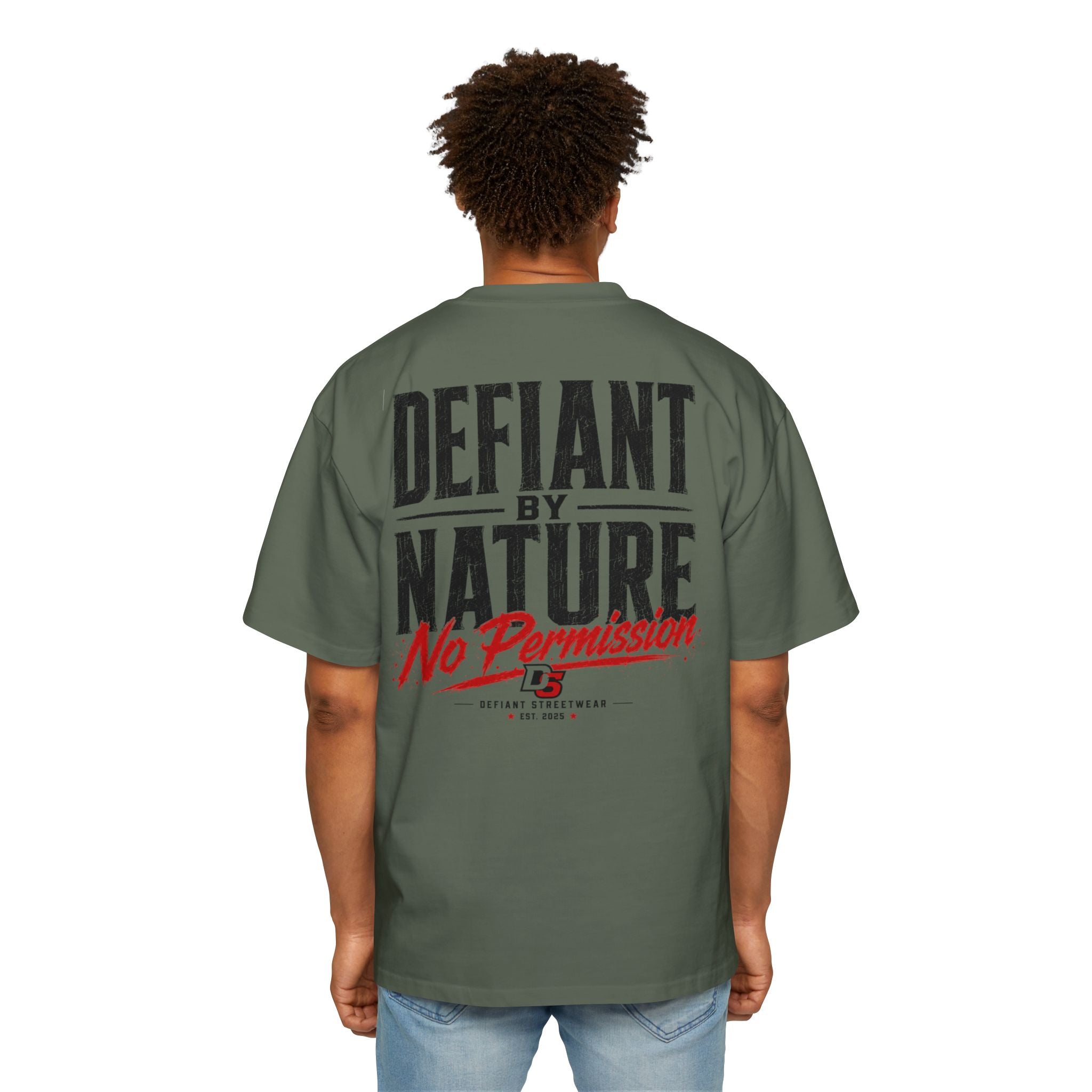 Defiant by nature Heavy Oversized Tee